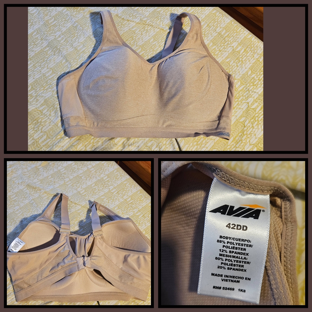 Avia Women's Beige Sports Bra